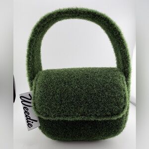 Green Textured Women's Bag